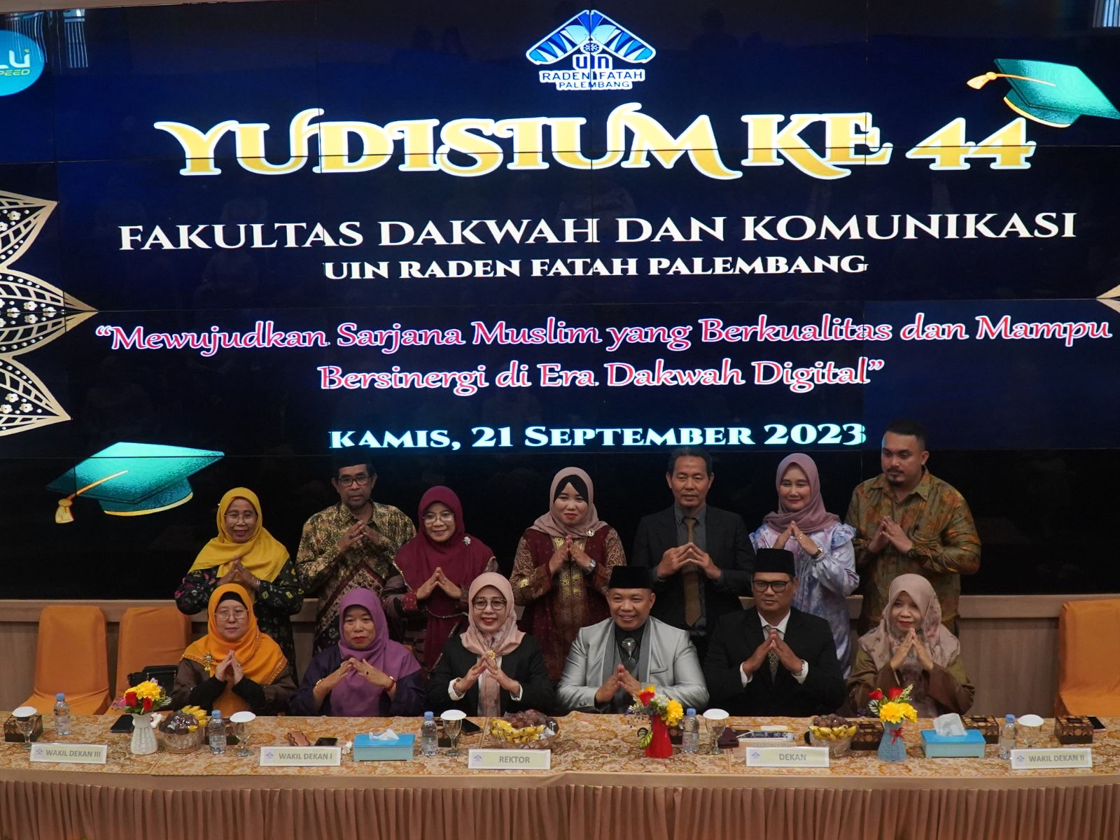 Gelar Yudisium ke-44, FDK UIN Raden Fatah Luluskan 179 Alumni Gelar Yudisium ke-44, FDK UIN Raden Fatah Luluskan 179 Alumni