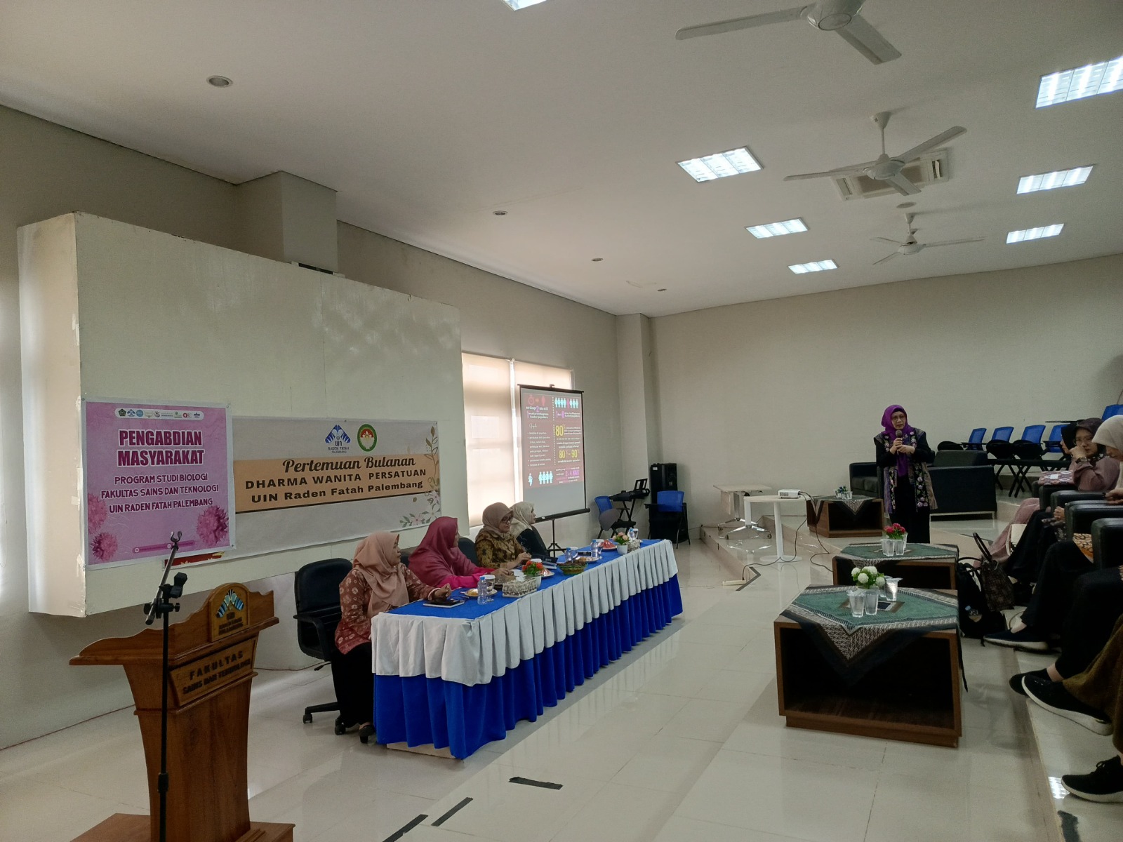 Kolaborasi Dharma Wanita Persatuan UIN Raden Fatah dan Prodi Biologi FST Gelar Sharing Session Kesehatan: Deteksi Dini CA Serviks dan CA Payudara Kolaborasi Dharma Wanita Persatuan UIN Raden Fatah dan Prodi Biologi FST Gelar Sharing Session Kesehatan: Deteksi Dini CA Serviks dan CA Payudara