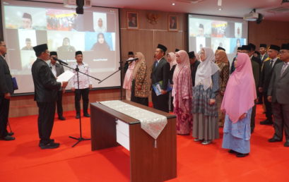 Rektor Lantik Pelaksana Akademik Perangkat Rektor UIN Raden Fatah Palembang Periode 2025-2029
