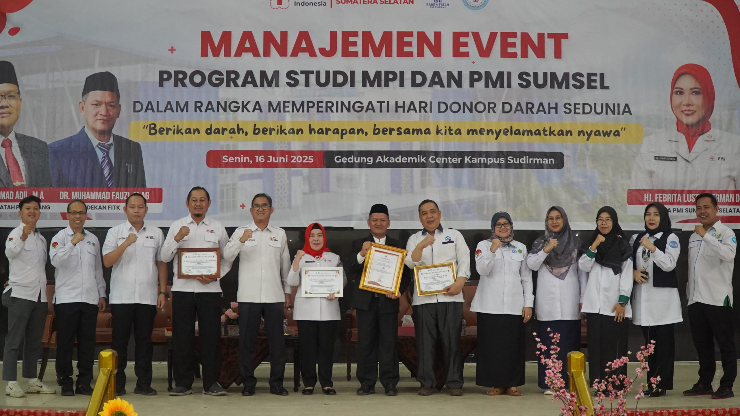 Peringati Hari Donor Darah Sedunia, MPI FITK UIN Raden Fatah Gelar Aksi Donor Darah Bersama PMI Sumsel