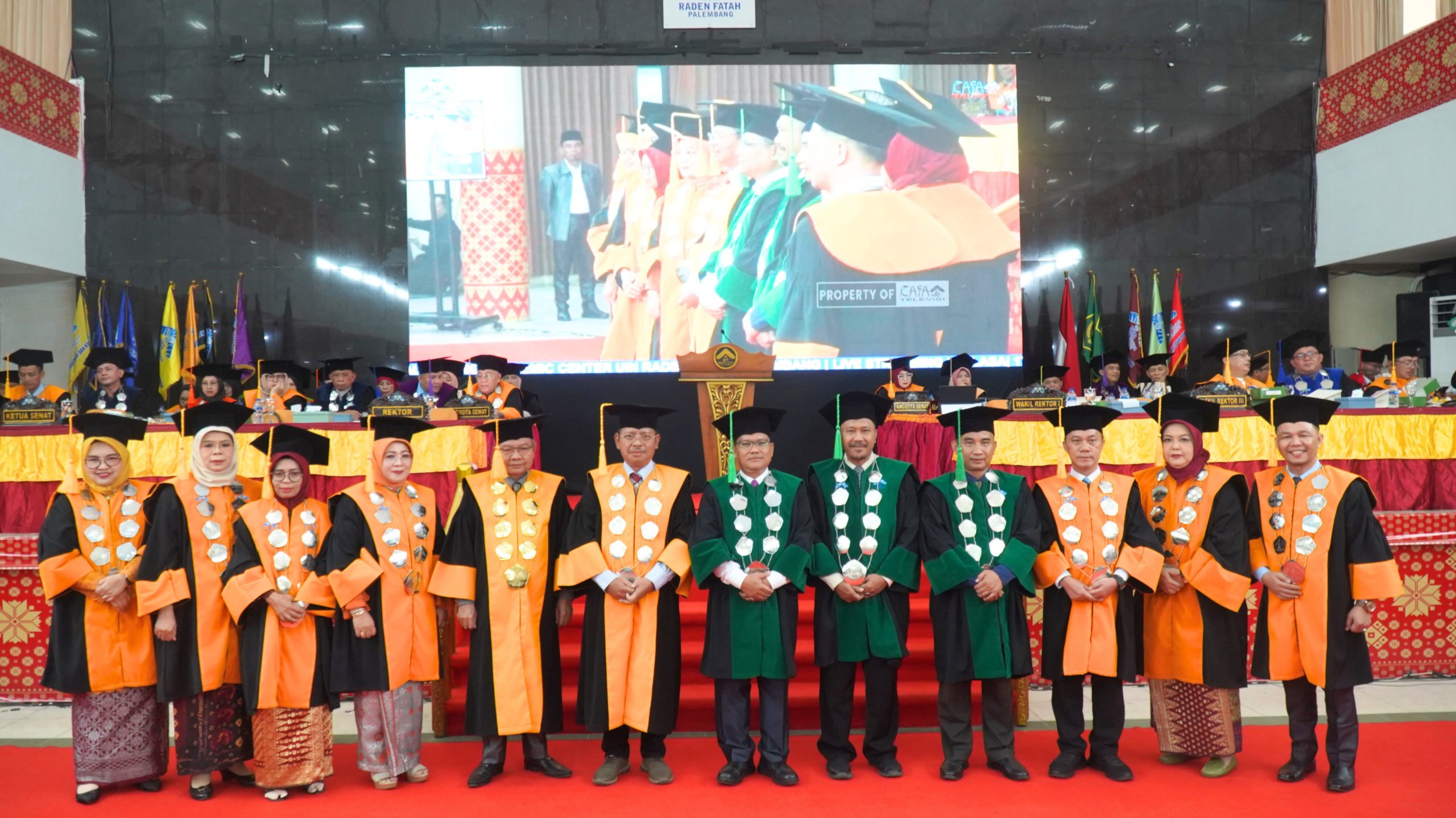 Kukuhkan Tujuh Guru Besar, UIN Raden Fatah Dorong Pendidikan Tinggi Berdampak pada Indonesia Emas 2045 Kukuhkan Tujuh Guru Besar, UIN Raden Fatah Dorong Pendidikan Tinggi Berdampak pada Indonesia Emas 2045