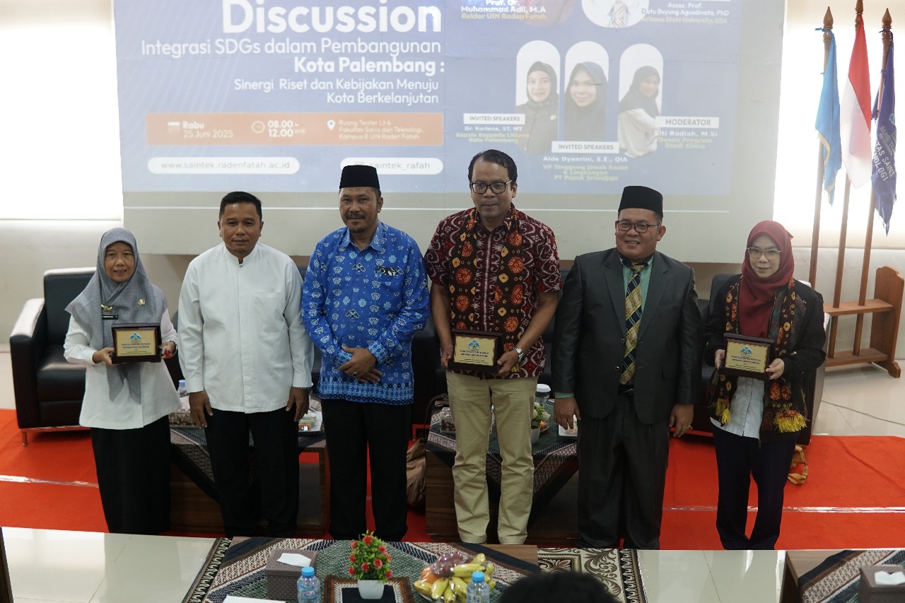 FST UIN Raden Fatah Palembang Dorong Sinergi Riset dan Kebijakan Menuju Kota Berkelanjutan FST UIN Raden Fatah Palembang Dorong Sinergi Riset dan Kebijakan Menuju Kota Berkelanjutan