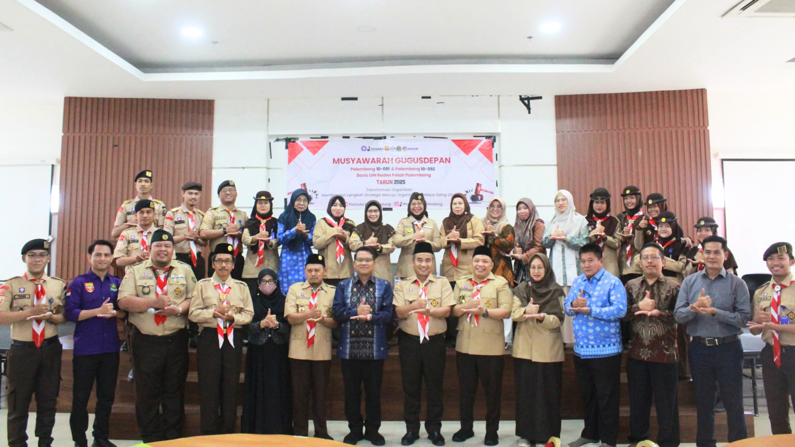 Musyawarah Gugusdepan 10-091 dan 10-092: Wujud Komitmen Pembinaan Pramuka di UIN Raden…