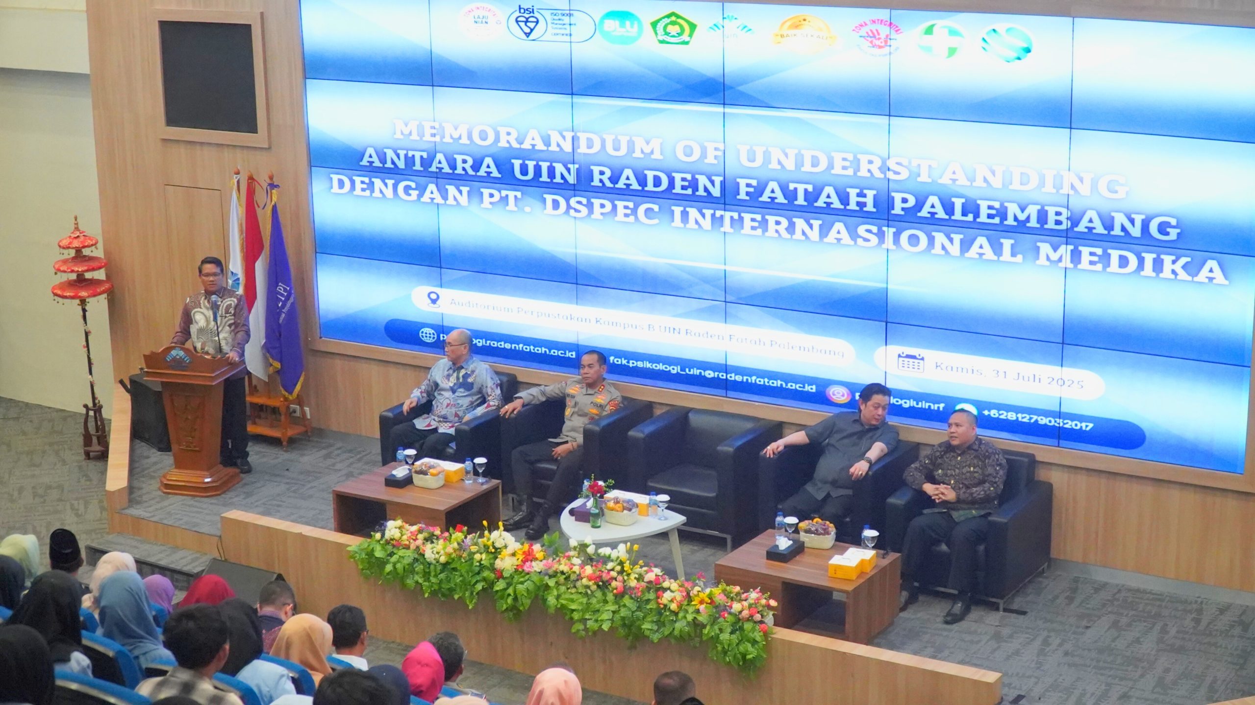 UIN Raden Fatah Palembang Jalin Kerja Sama Strategis dengan PT DSPEC Internasional Medika Sumatera Selatan