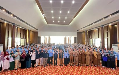 Serah Terima 1000 Mahasiswa KKN Reguler Angkatan ke-83 UIN Raden Fatah Palembang di Kabupaten Ogan Ilir