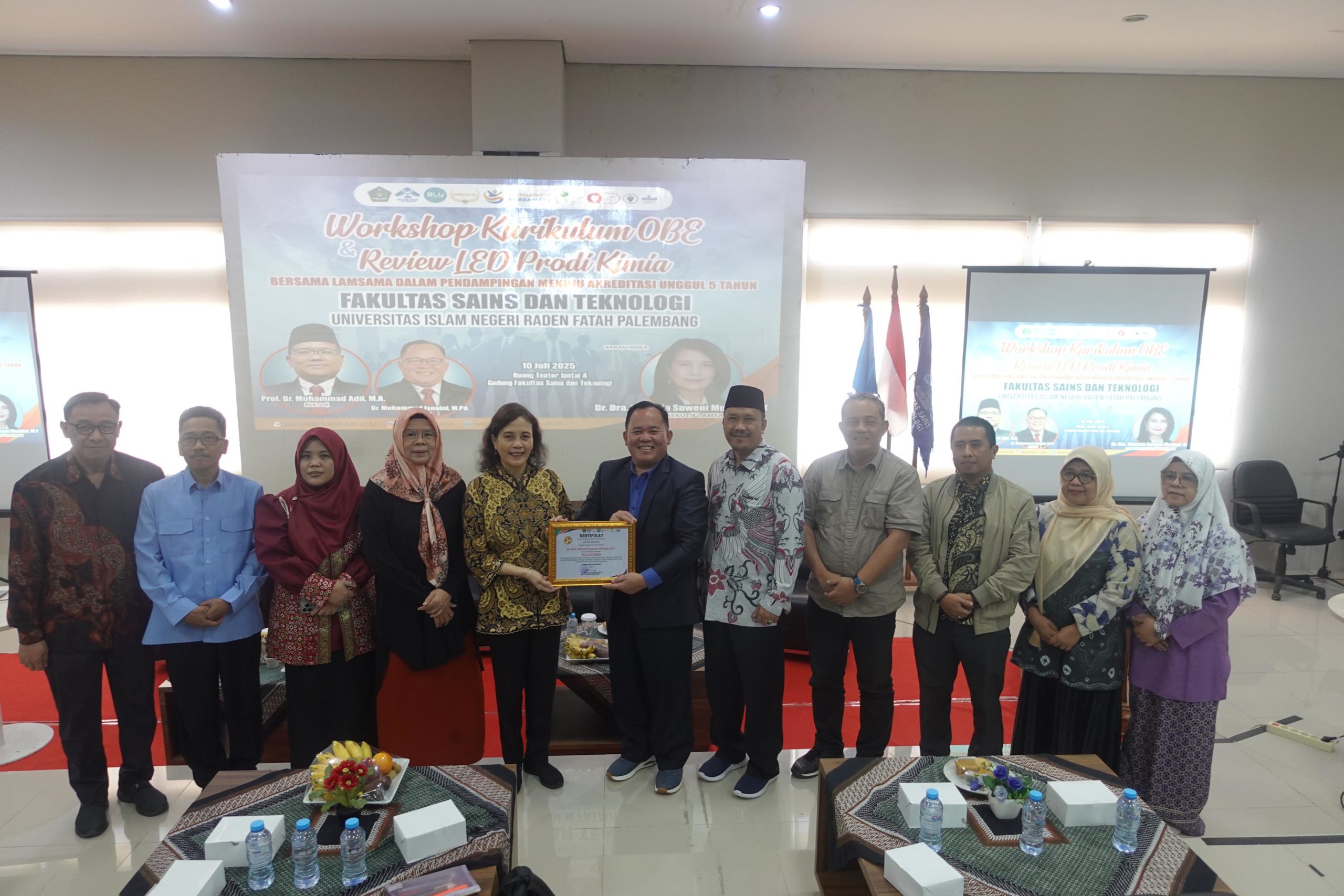 Fakultas Saintek UIN Raden Fatah Gelar Pendampingan dan Evaluasi Borang Prodi Kimia…