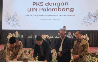 Tingkatkan Kualitas Pendidikan Bidang Kesehatan, UIN Raden Fatah Tandatangani Kerjasama dengan Universitas Muhammadiyah Jakarta