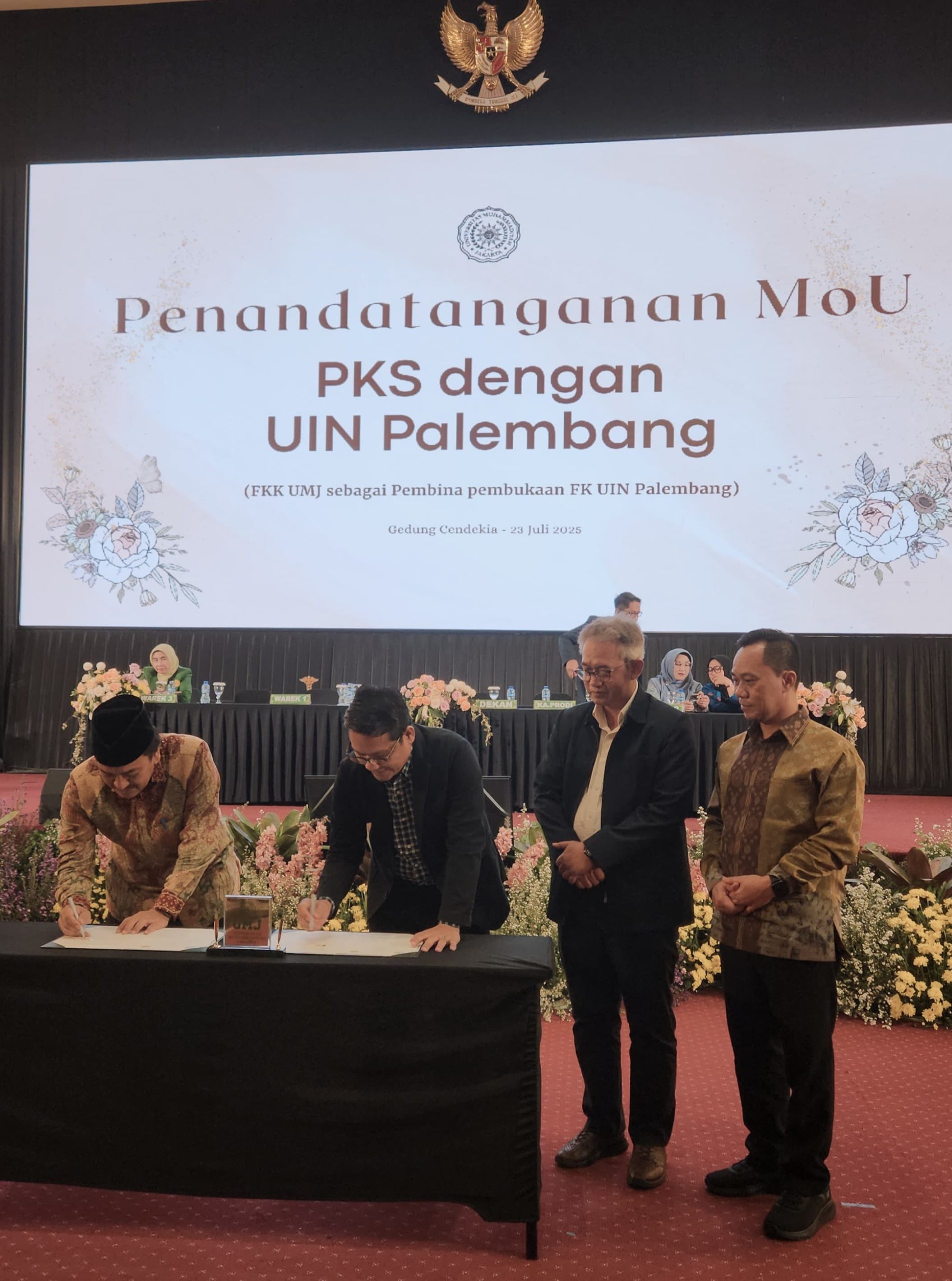 Tingkatkan Kualitas Pendidikan Bidang Kesehatan, UIN Raden Fatah Tandatangani Kerjasama dengan Universitas Muhammadiyah Jakarta Tingkatkan Kualitas Pendidikan Bidang Kesehatan, UIN Raden Fatah Tandatangani Kerjasama dengan Universitas Muhammadiyah Jakarta