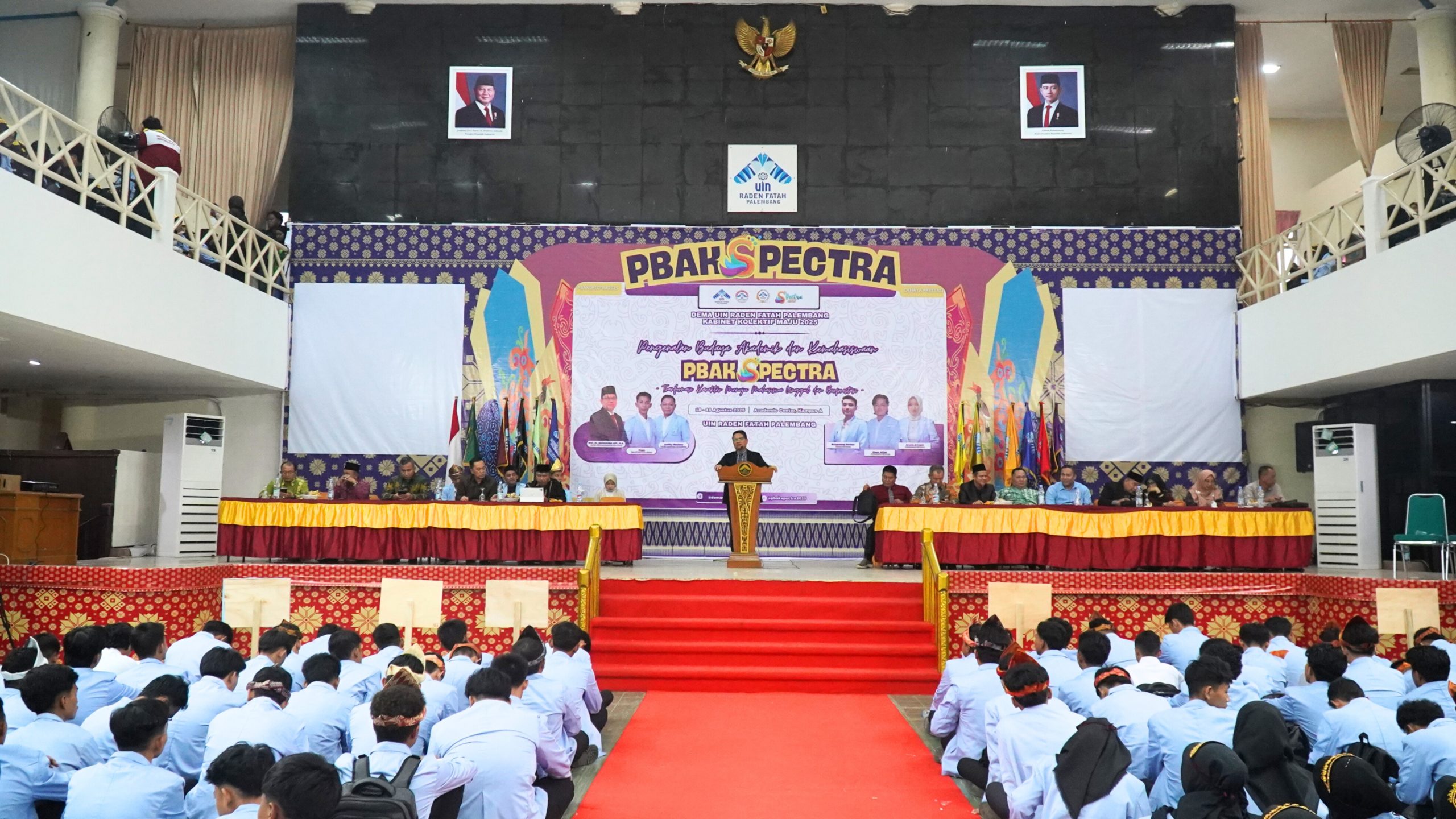 Cetak Mahasiswa Berkarakter dan Transformatif, UIN Raden Fatah Gelar PBAK SPECTRA 2025
