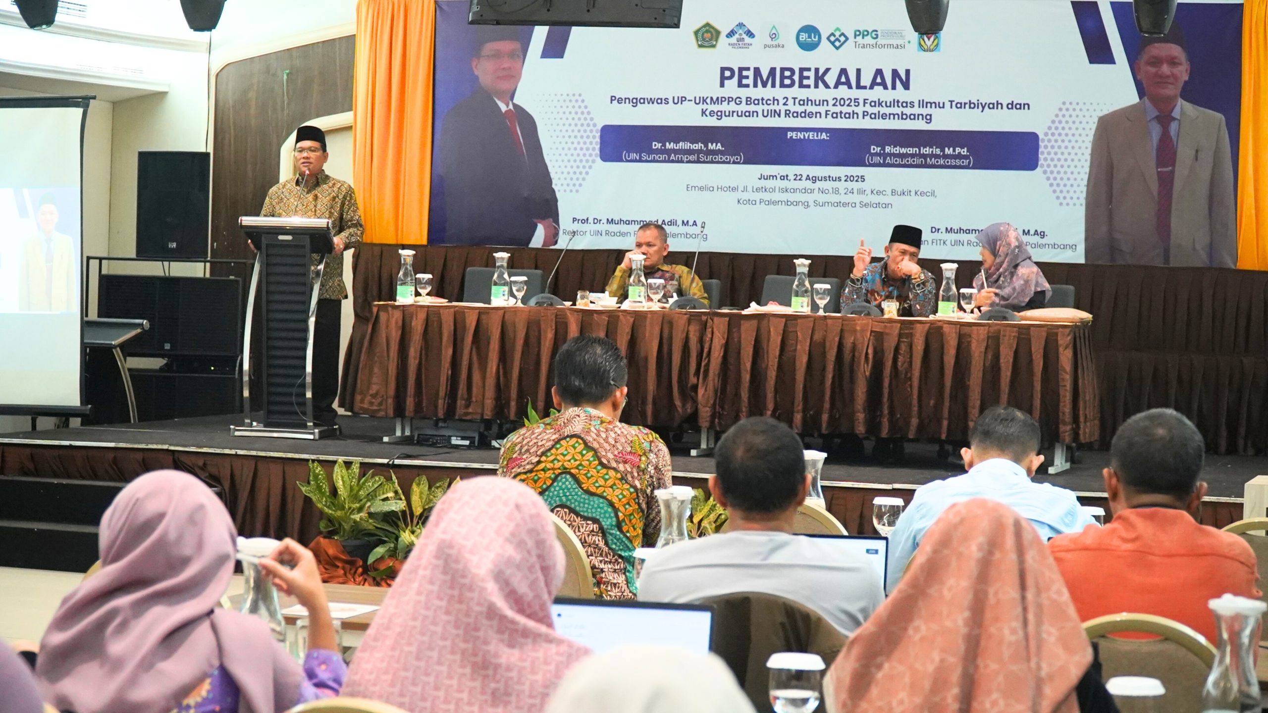 Siapkan Pengawas Profesional, FITK UIN Raden Fatah Selenggarakan Pembekalan UP-UKMPPG Batch 2 Siapkan Pengawas Profesional, FITK UIN Raden Fatah Selenggarakan Pembekalan UP-UKMPPG Batch 2